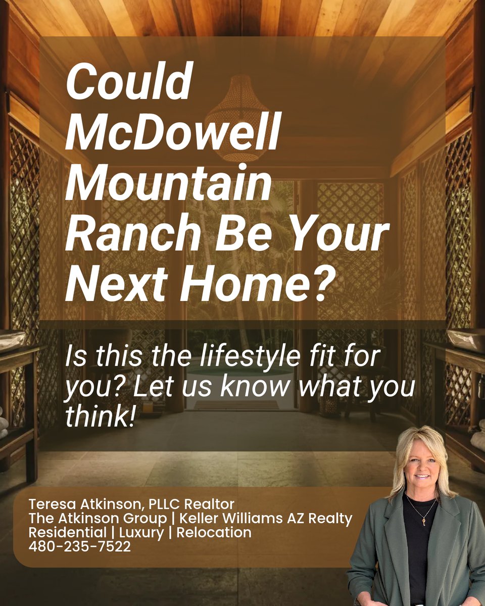 AtkinsonArizona's tweet image. Why is McDowell Mountain Ranch turning heads in Scottsdale? 🏞️ With a mix of trails, parks, and a warm community vibe, it's perfect for first-timers and those looking to adjust their space. Curious if it fits your lifestyle? Comment below! #ScottsdaleLiving