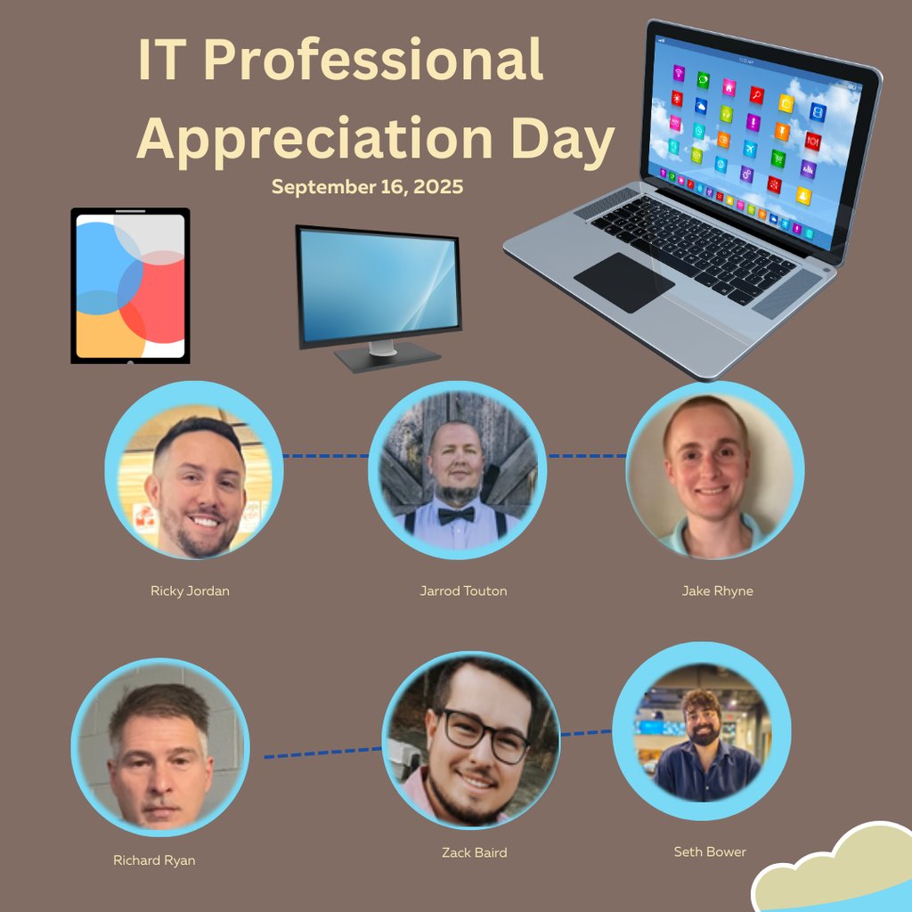 Happy IT Professionals Day!  Huge thanks to our tech team for keeping Loudon County Schools connected, secure &amp; running strong. You’re the quiet force behind every classroom success.