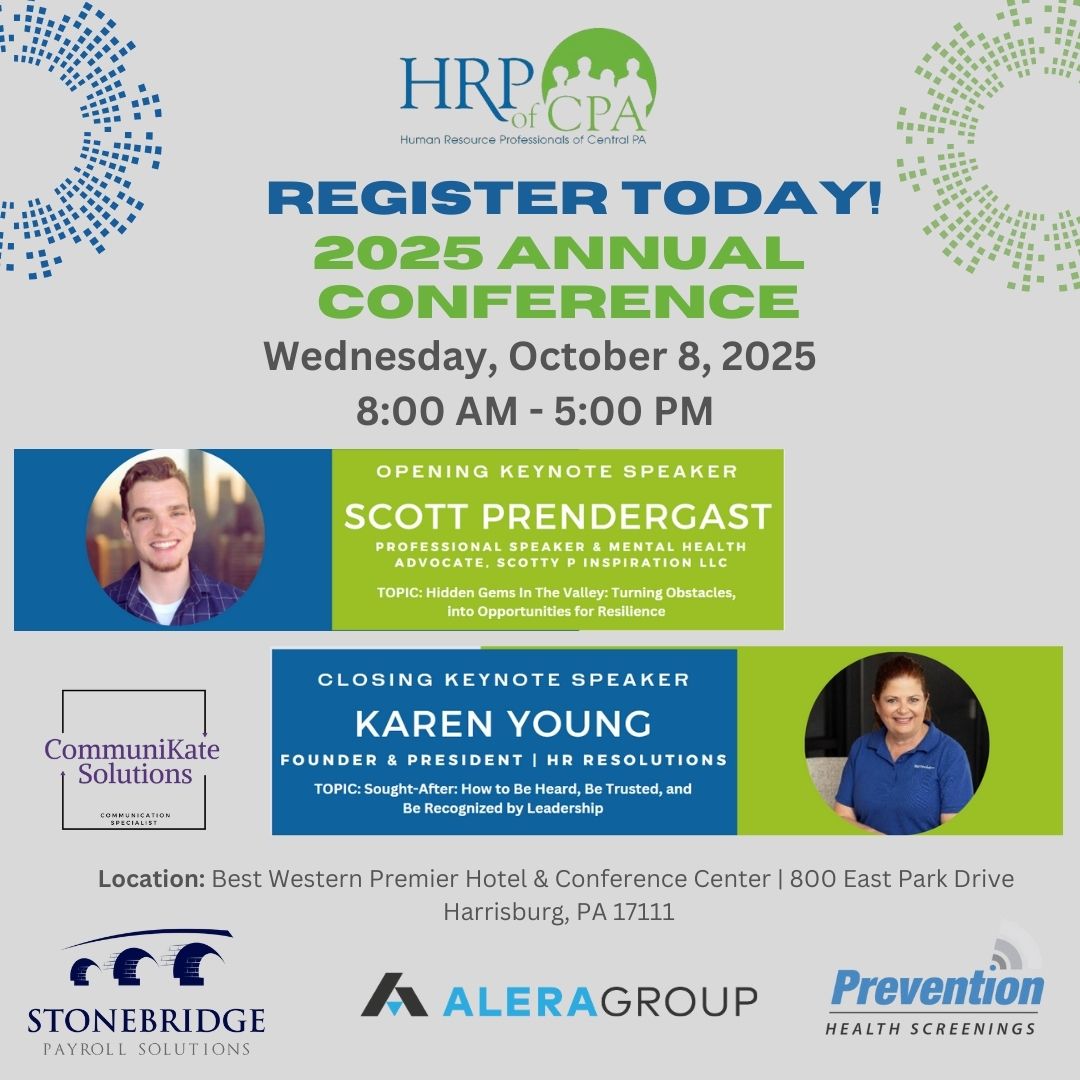 HRP_CPA's tweet photo. 🎉 It’s Almost Here – Don’t Miss Out! 🎉
Join us for the HRPCPA 2025 Annual Conference – a full day of learning, networking, and professional growth you won’t want to miss!

📢 Registration is closing soon!
Secure your spot today before it’s too late ➡️ https://t.co/L816xXtxCn https://t.co/rmCpF4kE5Y