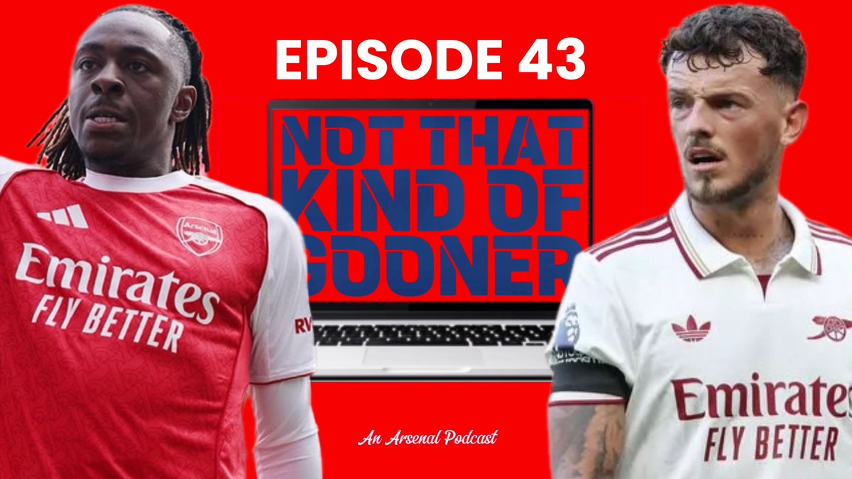 NotThatGooner's tweet photo. 🚨NEW POD🚨

Ep. 43 — Arsenal Dominate Forest, Encouraging Attacking Chemistry &amp; Concern About White

@Shamsdale
@305Cast
@GeecheeKid

👀 Madueke, Eze, and Gyökeres
🤕 Injuries overburdening Arsenal?
👍 Trust in Nwaneri
4️⃣ Worries about White
🇪🇸 Athletic Club preview

LINKS BELOW https://t.co/Do2LXlE15P