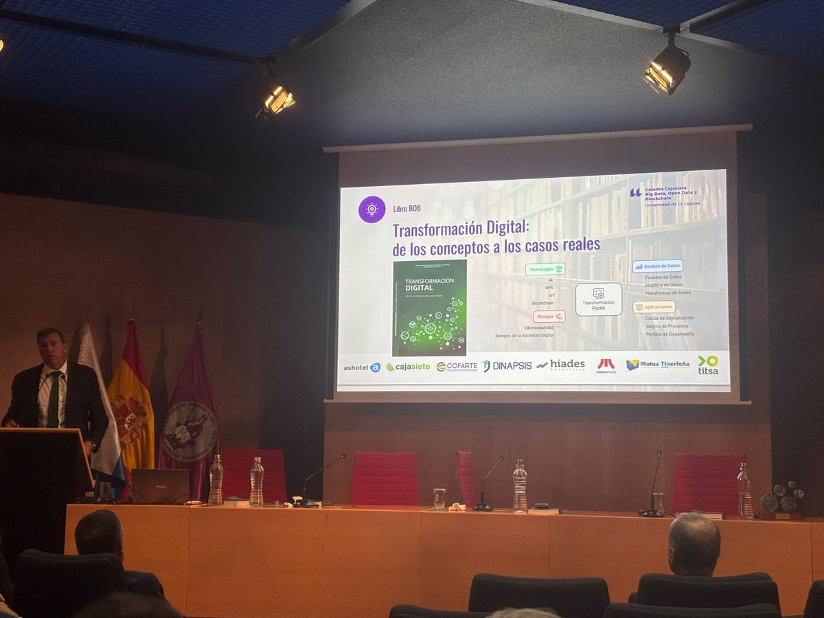🤗 Encantados de acompañar en la renovación de la Cátedra <a href="/cajasiete/">Cajasiete</a> #BigData, #OpenData y #Blockchain de la <a href="/ULL/">Universidad de La Laguna</a> 🎓

<a href="/dinapsis/">Dinapsis</a> hubgrade by <a href="/Veolia_Es/">Veolia España</a>