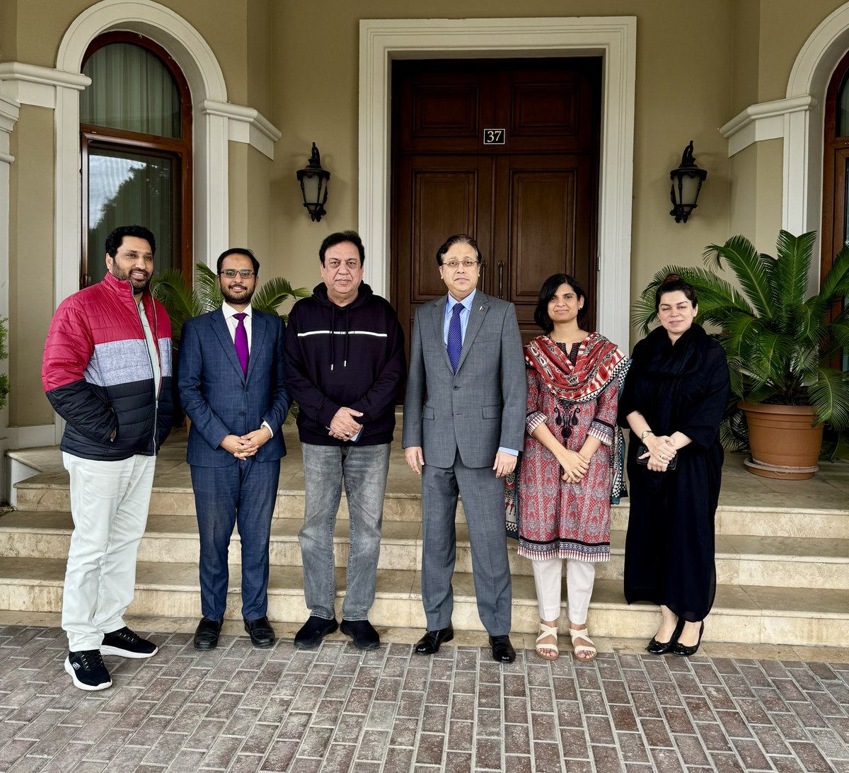 Honored to welcome the legendary Mr. Sohail Ahmed at Pakistan House. His contributions to the showbiz industry are truly remarkable.