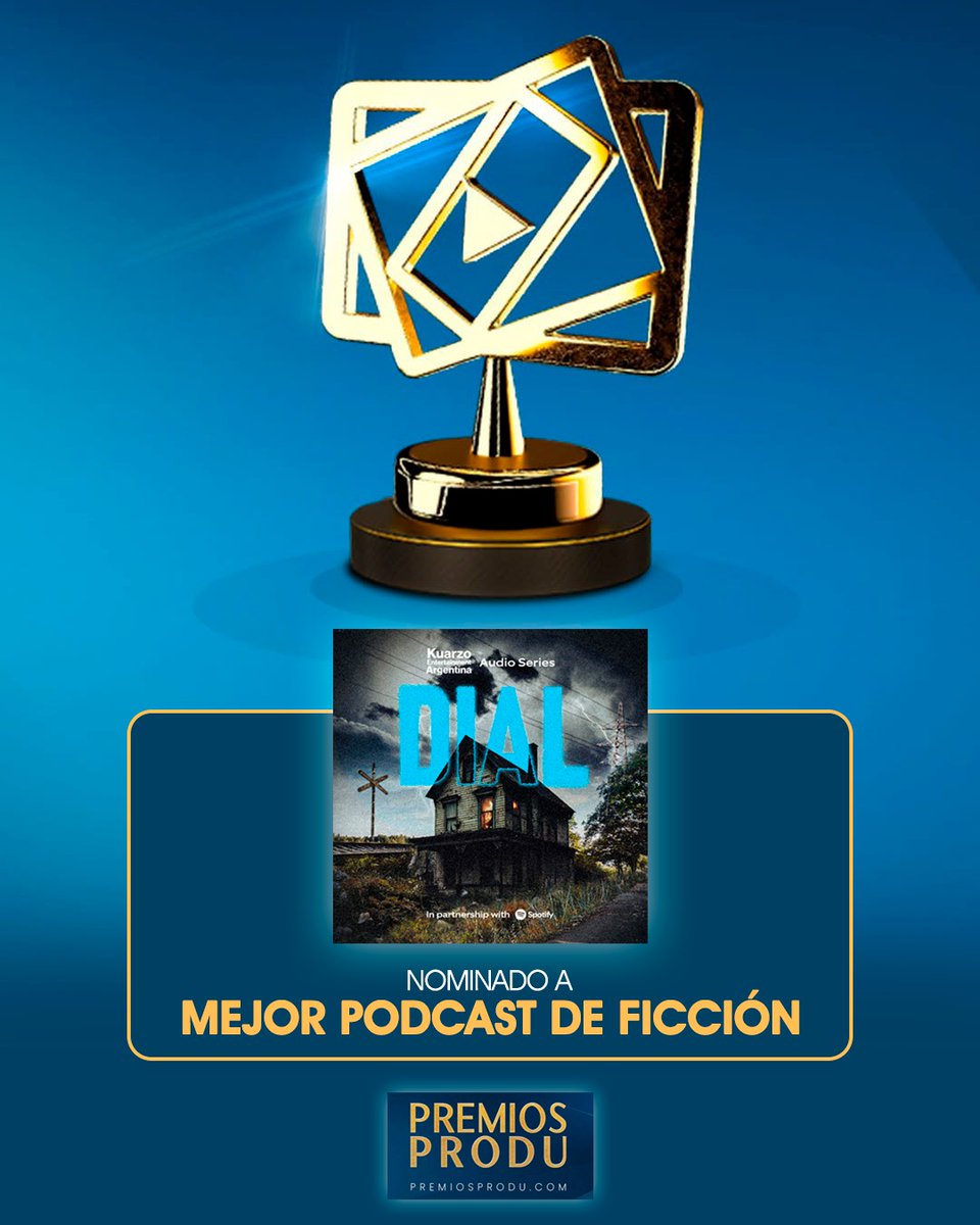 Agradecido y feliz por esta hermosa noticia. Nuestra audioserie #DIAL fue nominada como mejor podcast de ficción para los prestigiosos #PremiosProdu2025

#PremiosProdu2025 #Audioseries #Podcastficción #FicciónSonora