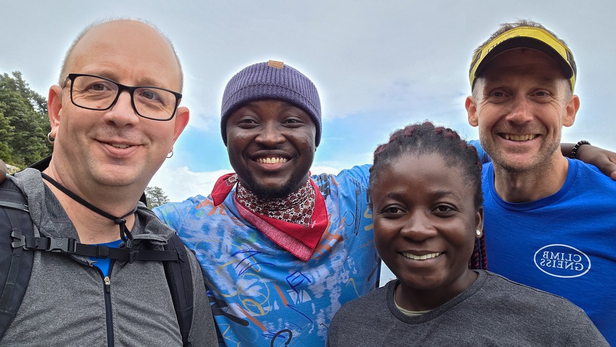 NMSU Geography and Environmental Studies (@nmsugeography) on Twitter photo NMDPG ’25 kicked off at <a href="/UNM_GES/">UNM Geography & Environmental Studies</a> (Albuquerque) and wrapped with a Sandia Mountains hike. Pictured: NMSU PhD students Janet Azure Atanga and Abeiku Arhin Tsiwah with Drs. Eric Magrane (NMSU) and Benjamin Warner (UNM). #NMDPG #Geography #PhD #NewMexico NMDPG ’25 kicked off at <a href="/UNM_GES/">UNM Geography & Environmental Studies</a> (Albuquerque) and wrapped with a Sandia Mountains hike. Pictured: NMSU PhD students Janet Azure Atanga and Abeiku Arhin Tsiwah with Drs. Eric Magrane (NMSU) and Benjamin Warner (UNM). #NMDPG #Geography #PhD #NewMexico
