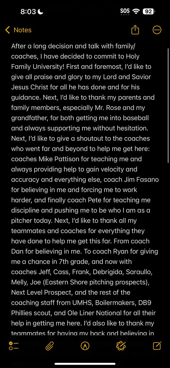 Nick Simons 2026 LHP tweet media