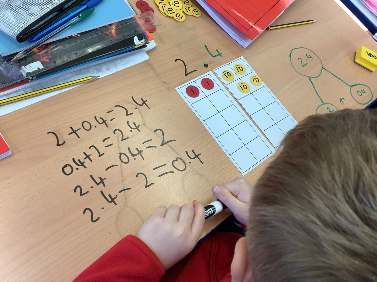 Today we used place value counters and tens frames to compose decimal numbers. <a href="/FallaParkSchool/">Falla Park Community Primary School</a> <a href="/MissDoyle_Falla/">Donna Doyle</a>