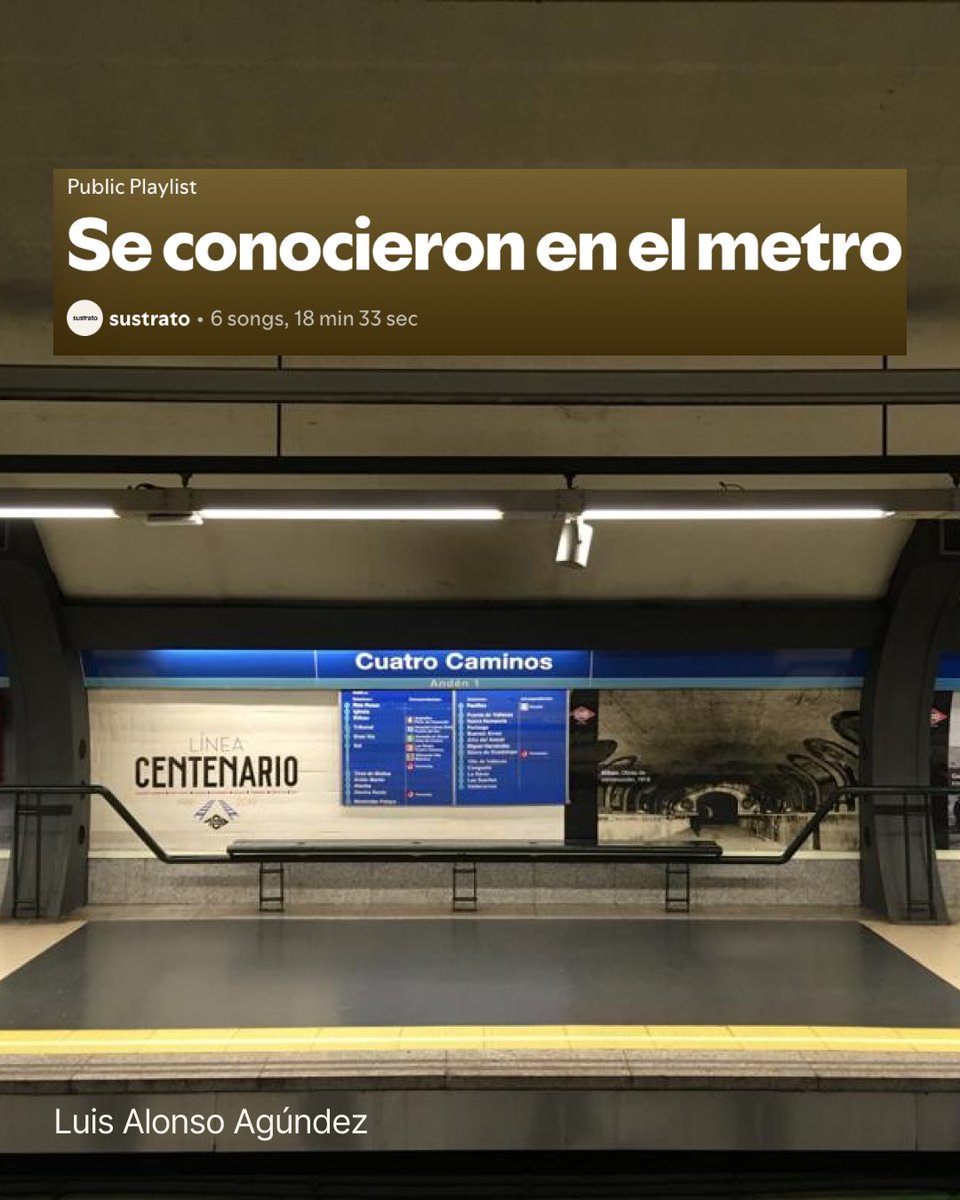 Un cuento y una playlist septembristas de <a href="/agundez__/">Luis Agúndez</a> 

«Cómo les daba vergüenza buscarse y presentarse a horas tan insospechadas para el flirteo, hablaban con canciones»

sustrato.io/textos/se-cono…