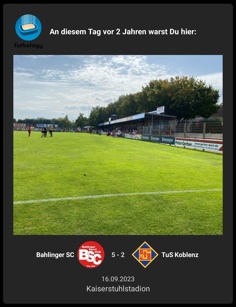 Nach 3 Weinschorlen nen Bahlingen Spieler gekloppt (aufm Feld)