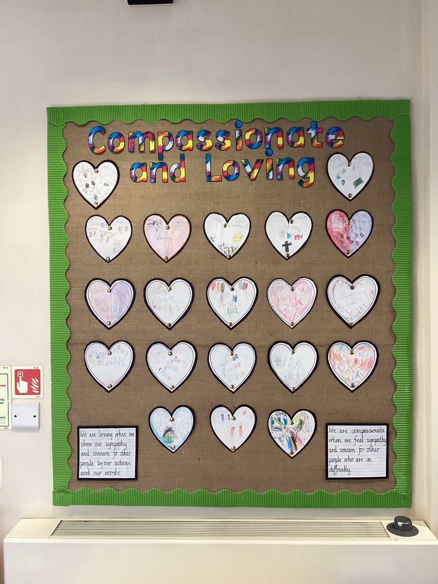 The children in KS1 have completed some work around being compassionate and loving, which are the virtues we are exploring this half term.