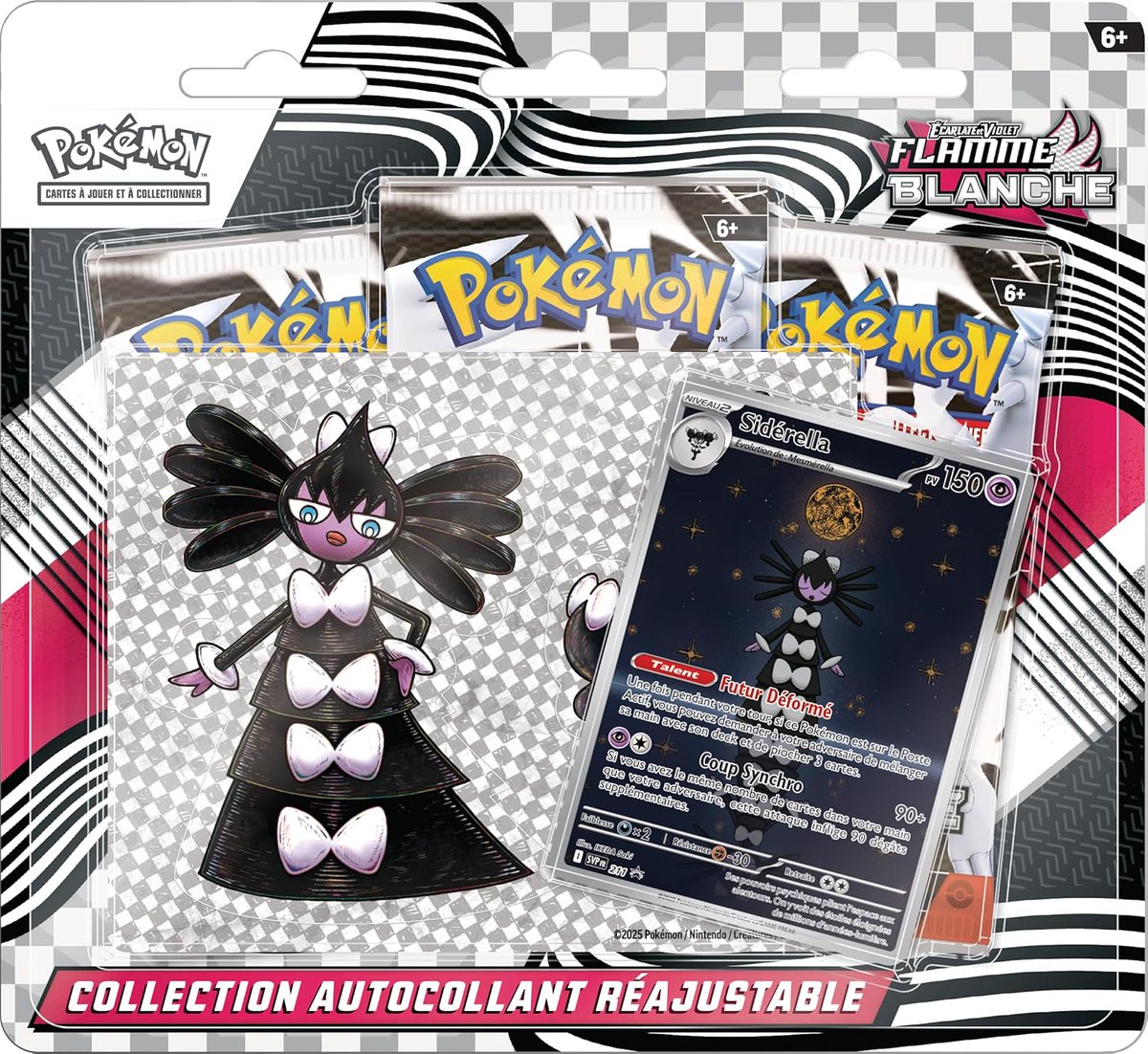 ⚪️ Dispo : le coffret #Pokémon Flamme blanche de la Collection Autocollant Réajustable (3 boosters) en vente sur FNAC à 19,99€.

👉 Lien affilié : tidd.ly/4odRzQS?175802… #publicité