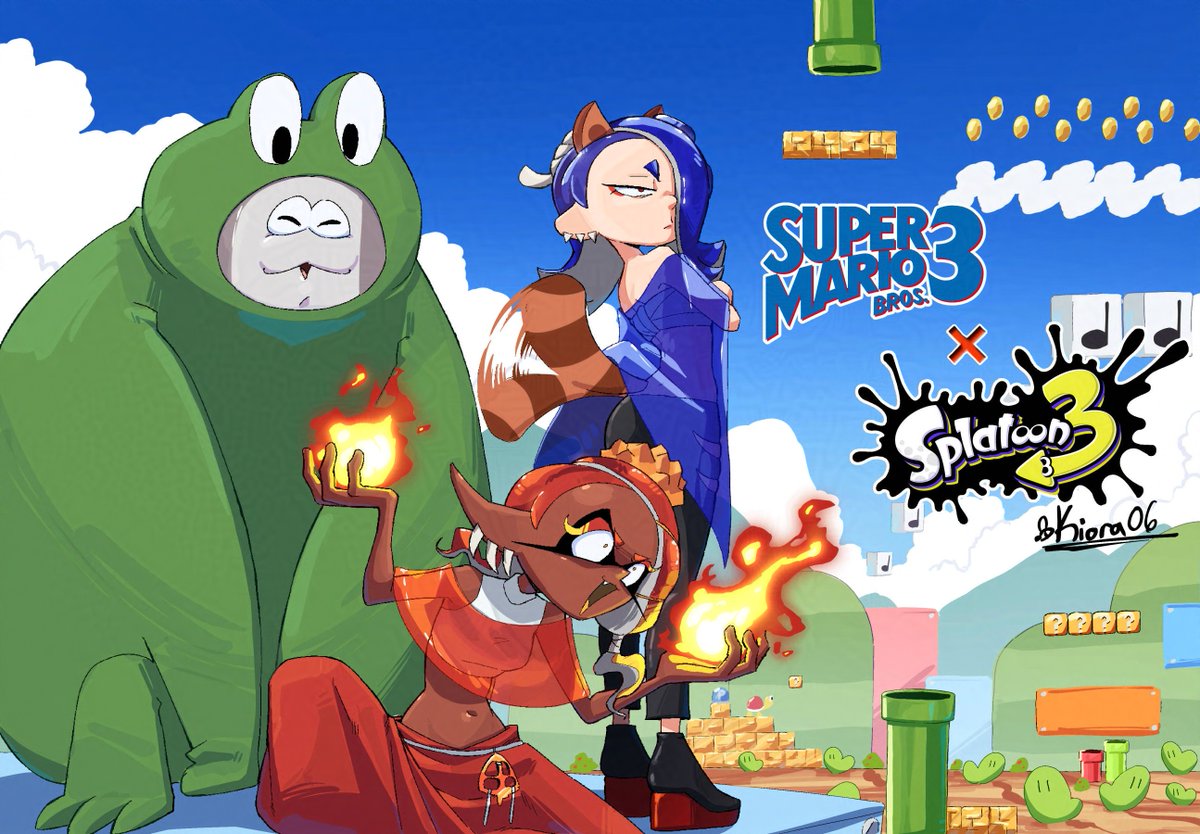 Splatoon's 3 anni x Mario's 40th anni