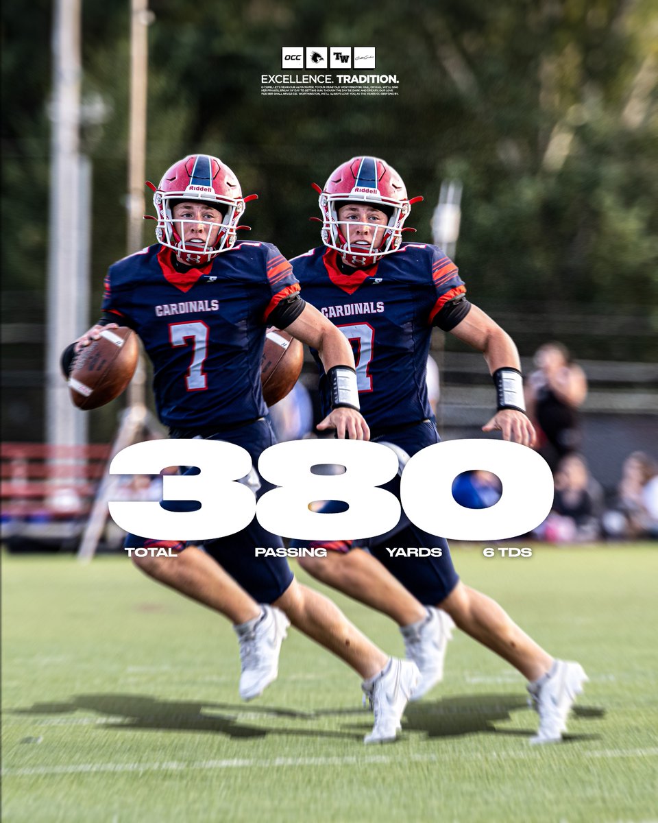 𝐐𝐁𝟏 had a day❗️

🎯24/37 
🎯380 Passing yards
🎯6 Touchdowns

#GoCards