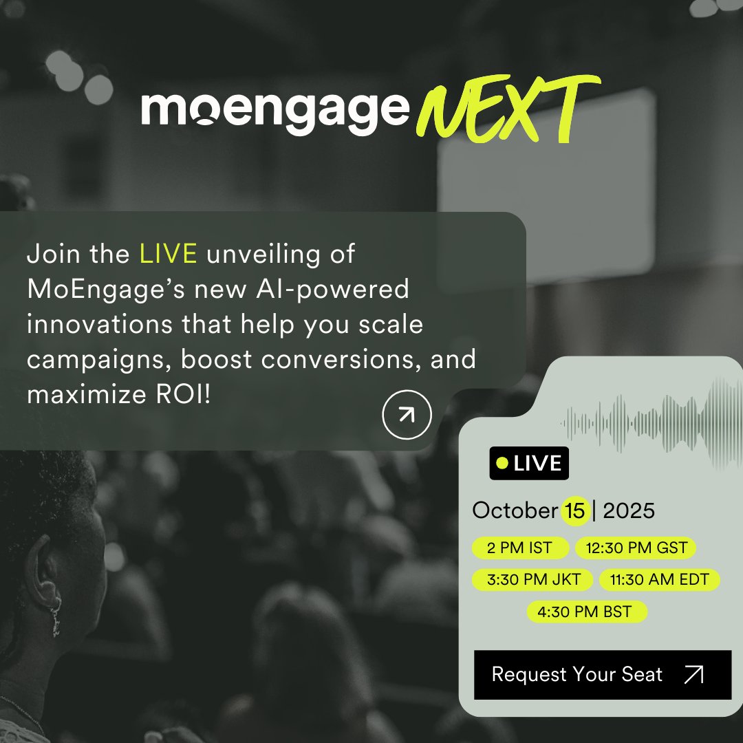 MoEngage tweet media