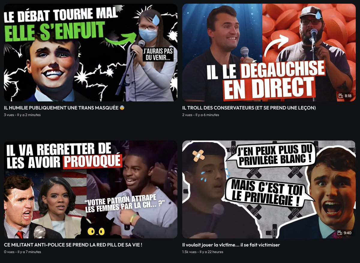 MISE À JOUR : 3 nouvelles traductions de Charlie Kirk disponibles.