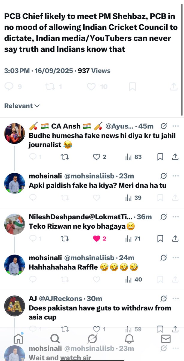 BatMan (@pritam655056741) on Twitter photo This afternoon sofa journalism has started..sofa se faking news dera h aur khula gaaliya khaate hue sofa journalist ka mukhya <a href="/mohsinaliisb/">mohsinali</a>
<a href="/AlibinlulikaBap/">Father of aapka Alibinluli</a> <a href="/razi_haider/">Rizwan Haider</a> <a href="/MohsinnaqviC42/">Mohsin Naqvi</a> <a href="/vikrantgupta73/">Vikrant Gupta</a> <a href="/Vimalwa/">Vimal कुमार</a> This afternoon sofa journalism has started..sofa se faking news dera h aur khula gaaliya khaate hue sofa journalist ka mukhya <a href="/mohsinaliisb/">mohsinali</a>
<a href="/AlibinlulikaBap/">Father of aapka Alibinluli</a> <a href="/razi_haider/">Rizwan Haider</a> <a href="/MohsinnaqviC42/">Mohsin Naqvi</a> <a href="/vikrantgupta73/">Vikrant Gupta</a> <a href="/Vimalwa/">Vimal कुमार</a>