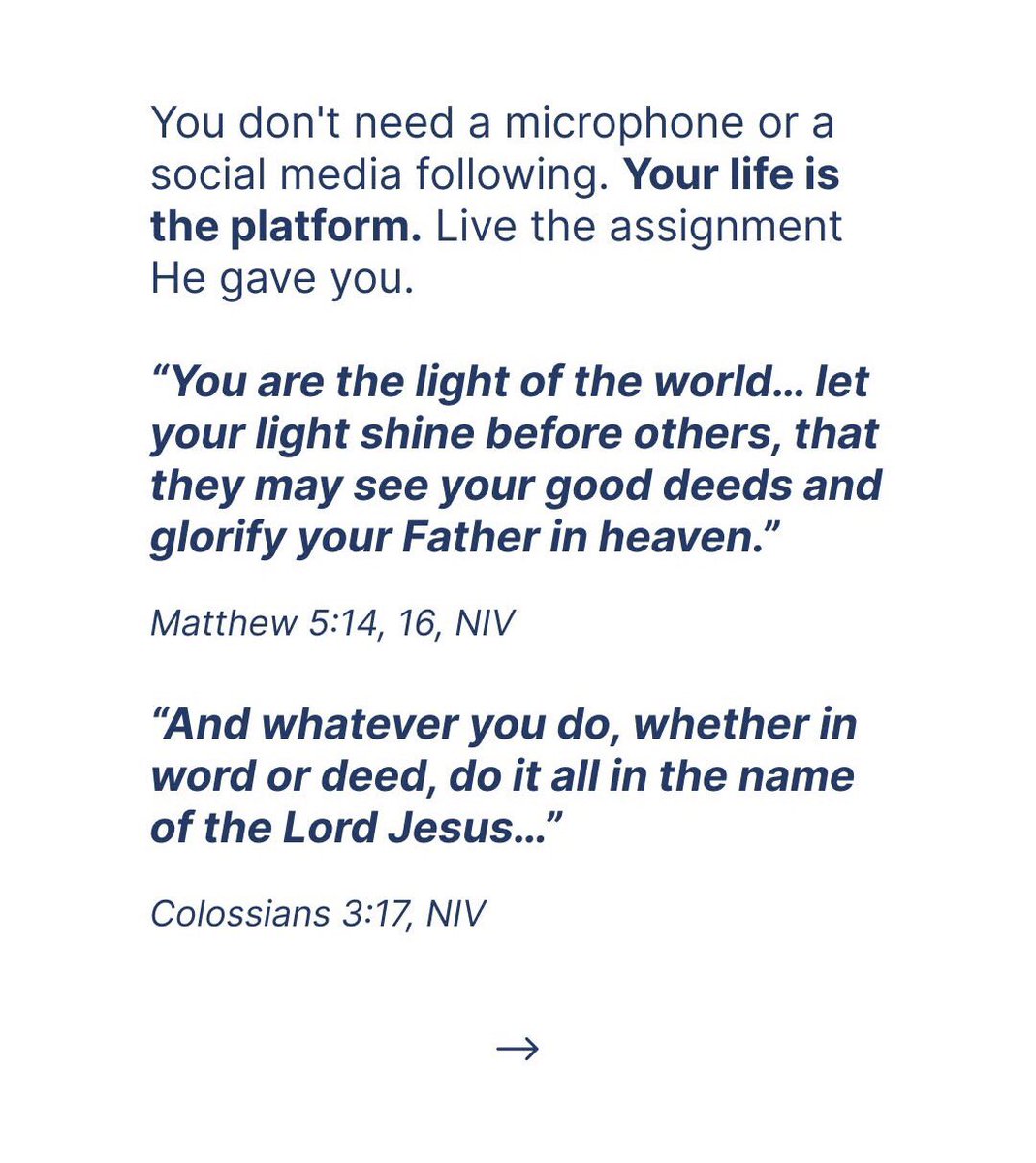 RevSamson7's tweet photo. You weren't just saved FROM something. You were saved FOR something. 🕯️ Your life is the platform. Your story, your gifts, your voice—that is your assignment. The world needs what He put inside you https://t.co/s56UZjOTjx