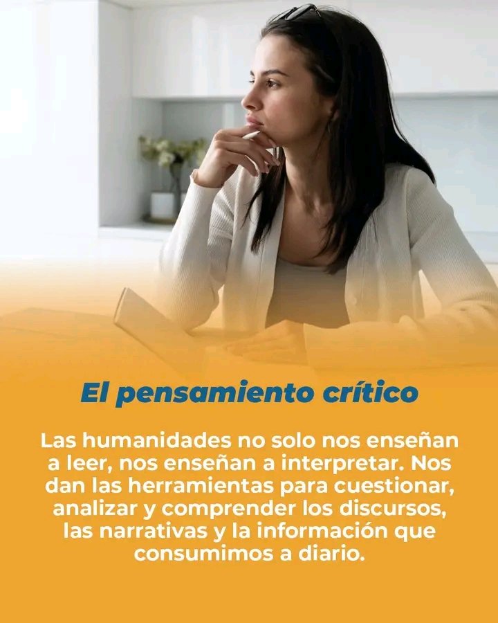 ✨ ¿Por qué las Humanidades y Ciencias Sociales son más relevantes que nunca?
Porque nos ayudan a interpretar el mundo, a cuestionar lo que consumimos, a imaginar soluciones a los grandes retos globales y, sobre todo, a construir un futuro más humano.