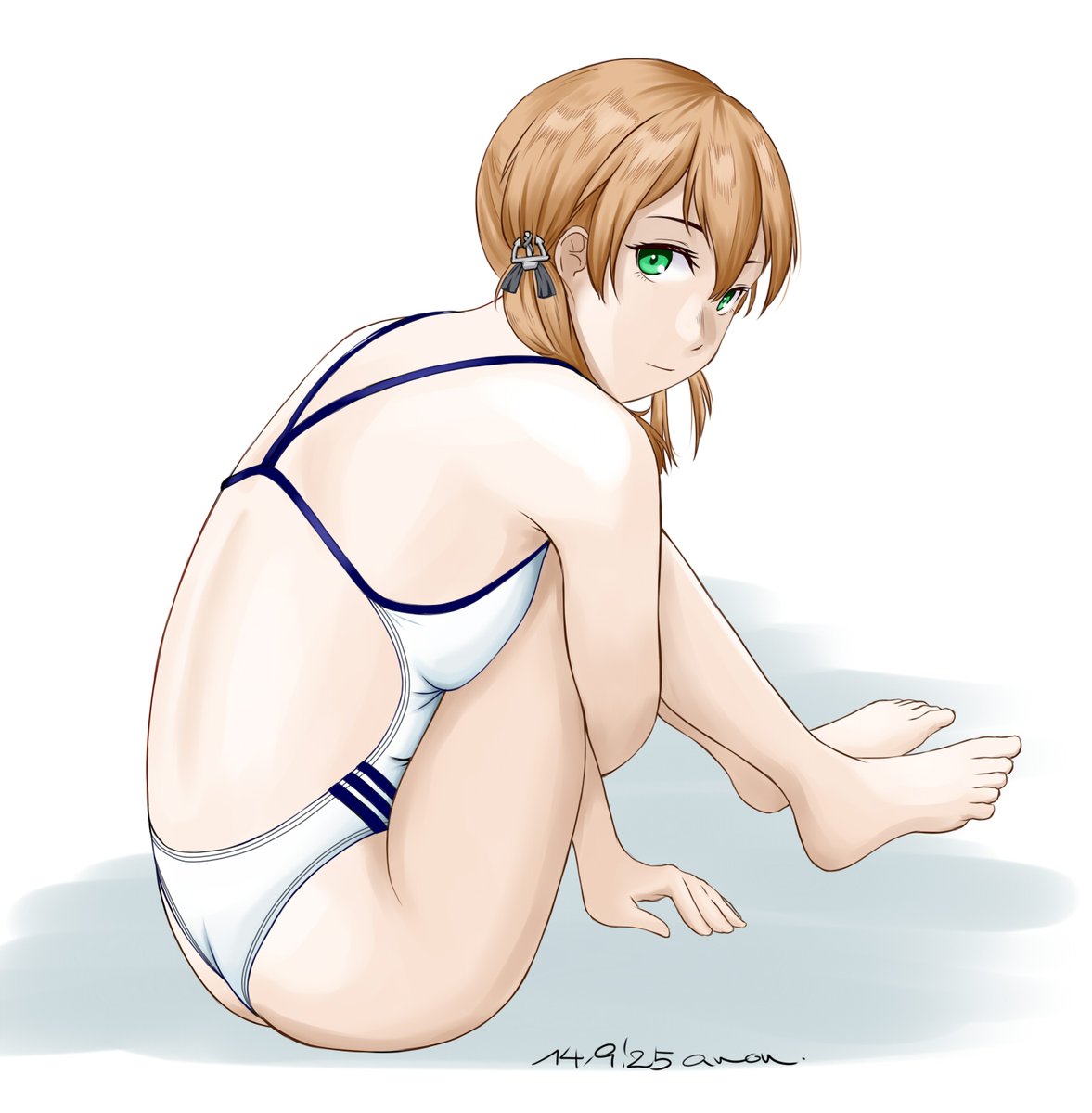anonym2004's tweet photo. #夏が終わりそうだし今年描いた水着絵を貼ろう https://t.co/MbHmpbVGi1