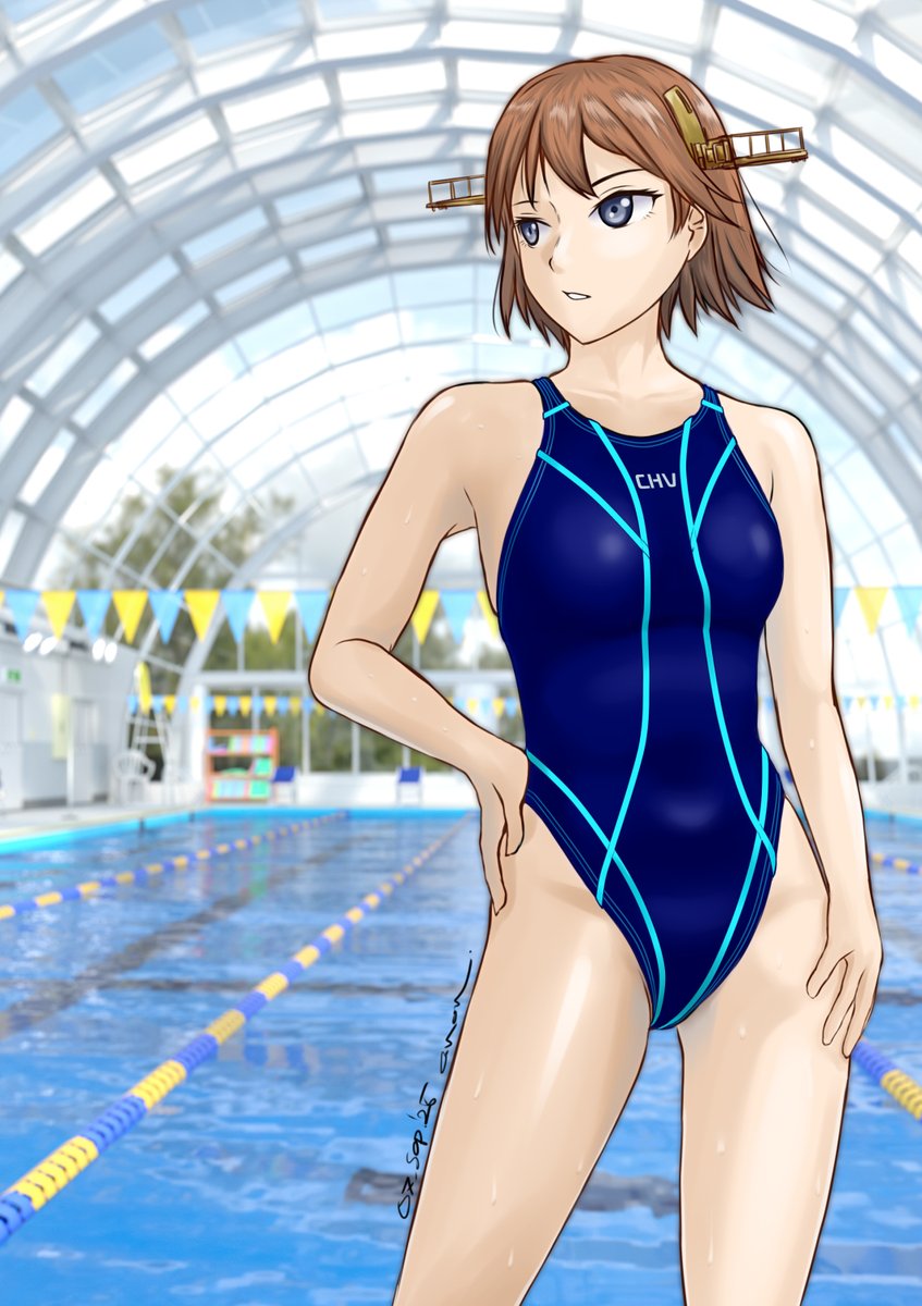 anonym2004's tweet photo. #夏が終わりそうだし今年描いた水着絵を貼ろう https://t.co/MbHmpbVGi1