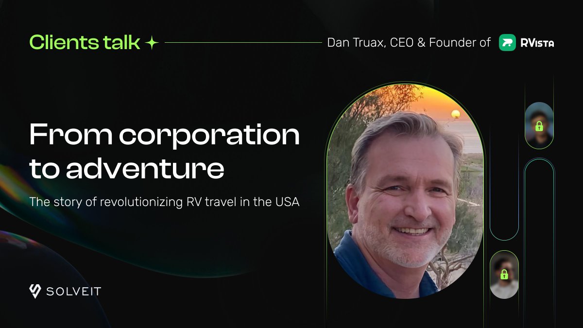 🙌 Meet Dan Truax, Founder &amp; CEO of RVista. After 30 years at Microsoft, he’s now reshaping the #RV travel community in the U.S. 🚐✨

✅ Read his story &amp; get inspired: bit.ly/47M3hwC

#Travel #RVTravel #TravelApp #TravelTuesday #TravelPlatform #Navigation #Flutter #Dev