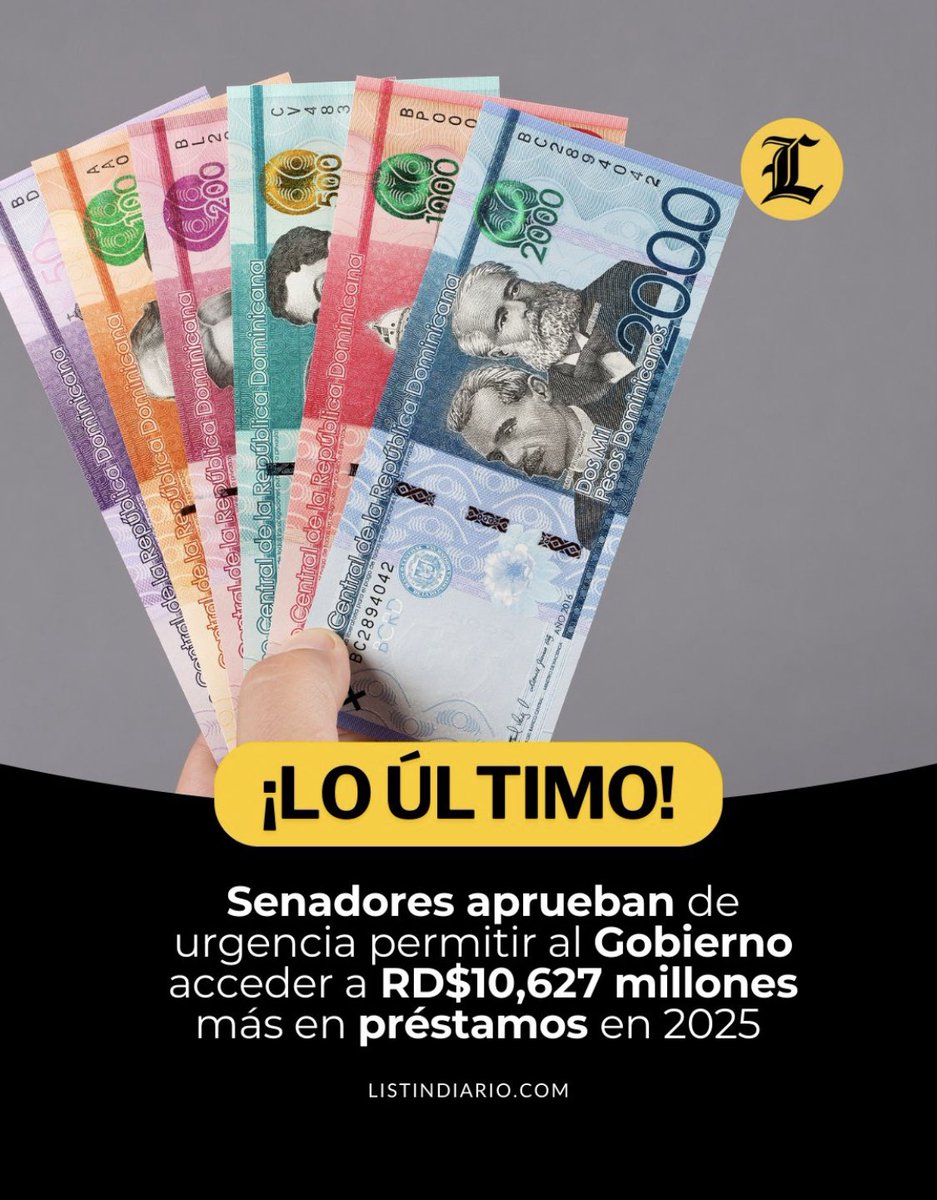 PenaMiralva's tweet photo. Buenos días ☀️
 Préstamo tras préstamo… sin hospitales, sin escuelas, sin nada… 

¿y  donde va todo ese dinero ?🫠🫠🫠 https://t.co/hsi1KYvX71