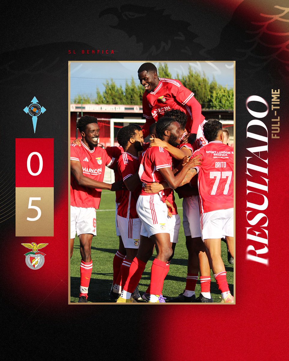 SLBenficaFC's tweet photo. 🔴⚪ Big win vs Deportivo! 💪
An important 3️⃣ points secured today proud of the team’s effort and fighting spirit. On to the next one! ⚽🔥
#SLBenficaLondon #ForçaBenfica #3Points #MatchDayVictory https://t.co/5YhAdDGBft