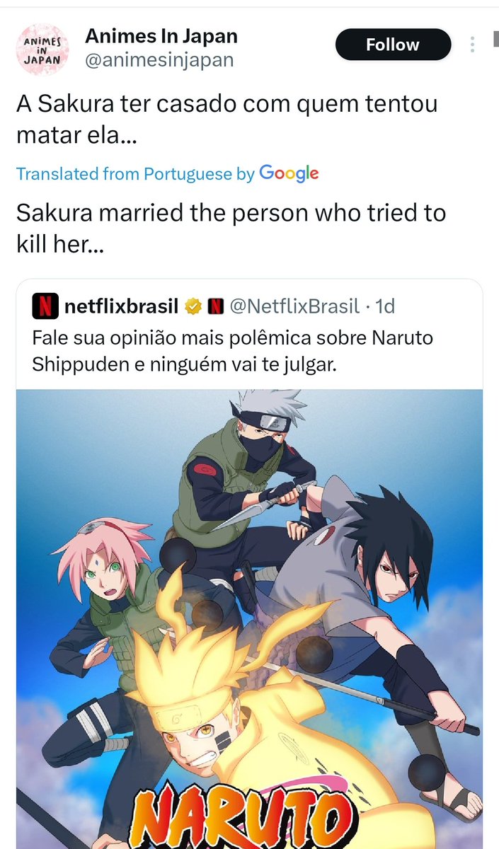 angiefierceTy's tweet photo. NetflixBrasil cooked what that reply 😭😭😭 https://t.co/euBZM1fUjo