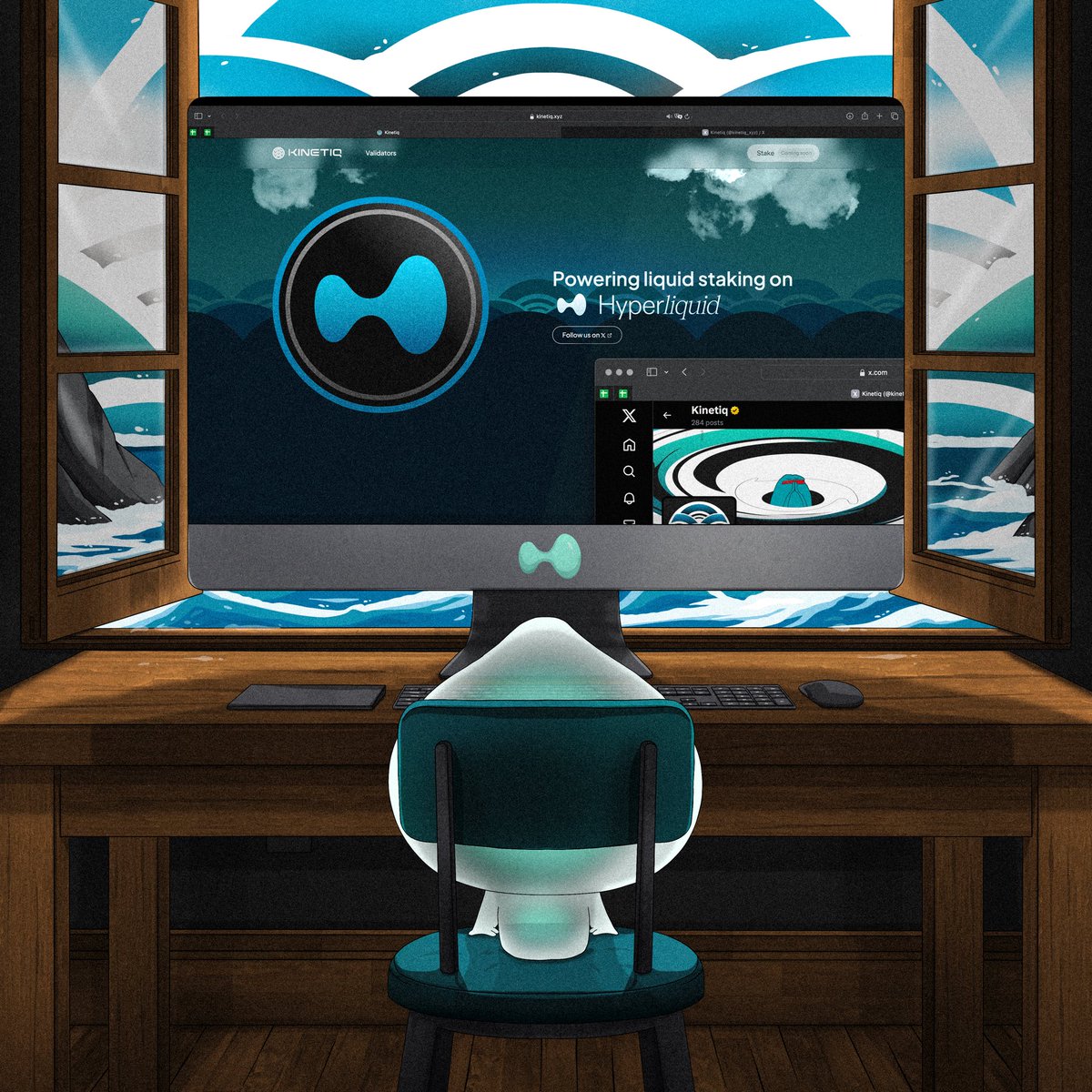 One crack, one splash, 5m in the bag.