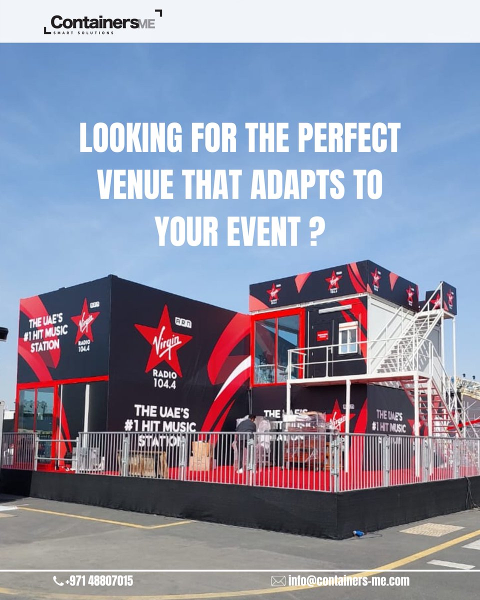 Containers_me's tweet image. Need a flexible venue for your entertainment event?
 Finding the perfect venue is crucial for an unforgettable event. 

 Check out why flexibility in your venue is a game-changer. 🌟

 #eventvenue #flexiblevenue #eventspace #eventsuccess #eventplanning #partyvenue #eventspace
