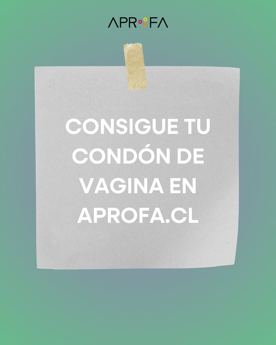 ¡Feliz día del Condón de Vagina! 🎉😍

🟢 Es una opción muy eficaz y segura para prevenir #ITS y embarazos no planificados y/o no deseados.

Recuerda que en #APROFA puedes encontrar tu condón de vagina/interno, a solo $2.000 👌✔

farmaciatudecision.cl/producto/condo…