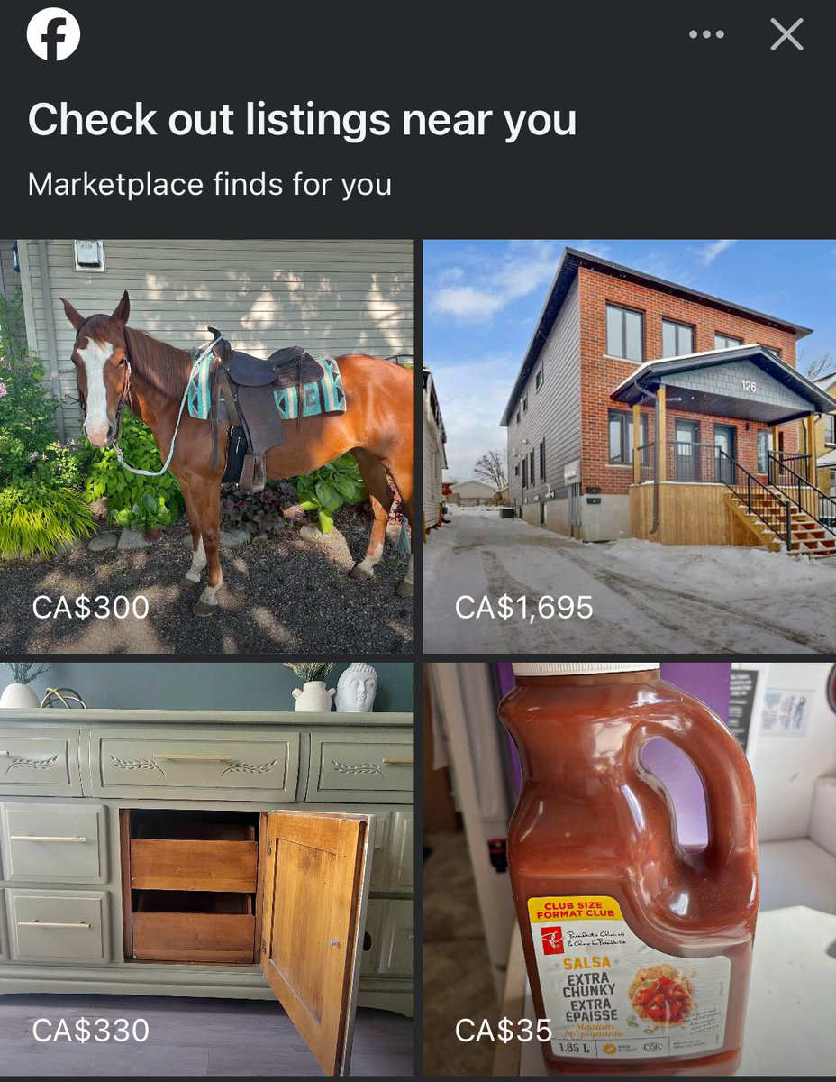 picking up the horse so I can ride it to pick up the salsa