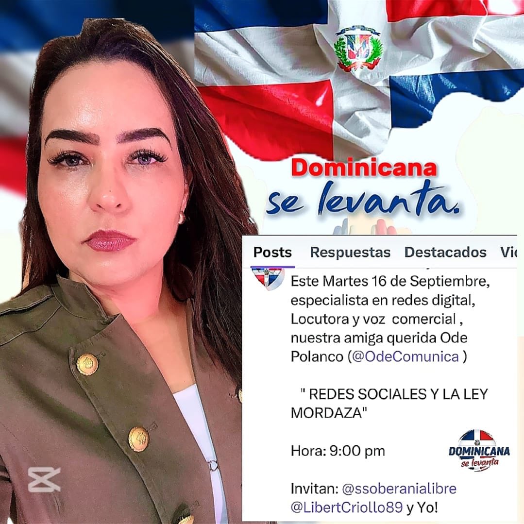 Hoy señores! Ode Polanco (<a href="/OdeComunica/">Ode Polanco 📲</a> )

Vamos a hablar! Sin faltar nadie! 

Invitan: <a href="/ssoberanialibre/">Soberanialibre</a> <a href="/LibertCriollo89/">Criollo Libre ✌🏾</a>  y YO!