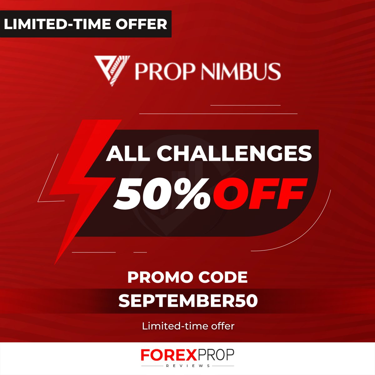 🔥 PropNimbus SEPTEMBER Deal: 50% OFF All Challenges!
This month only, every challenge is HALF PRICE 💸
Use code SEPTEMBER50 at checkout and get funded 📈💼
⏳ Limited time, don’t miss it!
#PropNimbus #SEPTEMBER50 #ForexPropReviews #PropFirms #GetFunded #TradingPromo