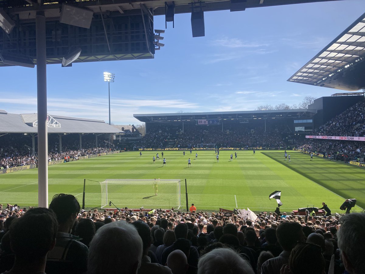 I have a spare for Saturday’s game v Brentford. 
DM me for details. 
This is your view. 
#ffc #fulhamfc