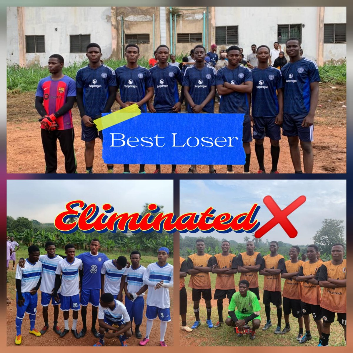 oyscons_su's tweet photo. ๐ฅSEMIFINAL UPDATE โ MALE FOOTBALL
Dental Nursing has officially qualified for the Semi Finals after a dramatic 4-5 penalty shootout victory over ND 2023, following a 2-2 aggregate draw.
Best Loser Advantage:
Despite the loss, ND 2023 returns to the competition..๐๐ฝ๐๐ฝ
#oyscons https://t.co/UpYzw25nAS