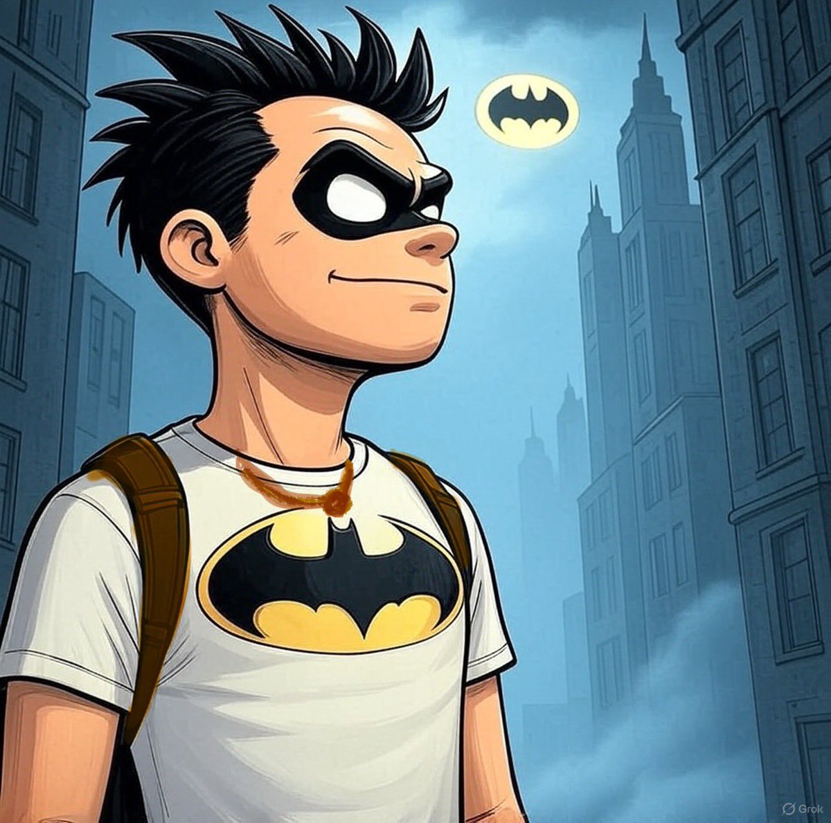 Blansky13's tweet photo. Not all heroes wear capes! #DigitalSlops https://t.co/z59Z5dgFhi