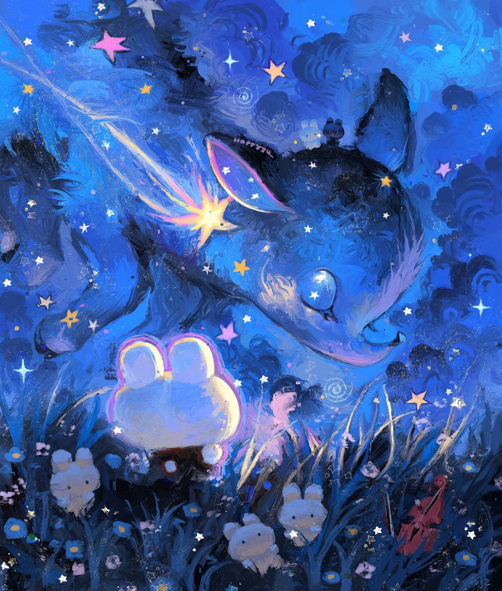 ˚₊ Stargazing 🐰⭐️ *·⟢