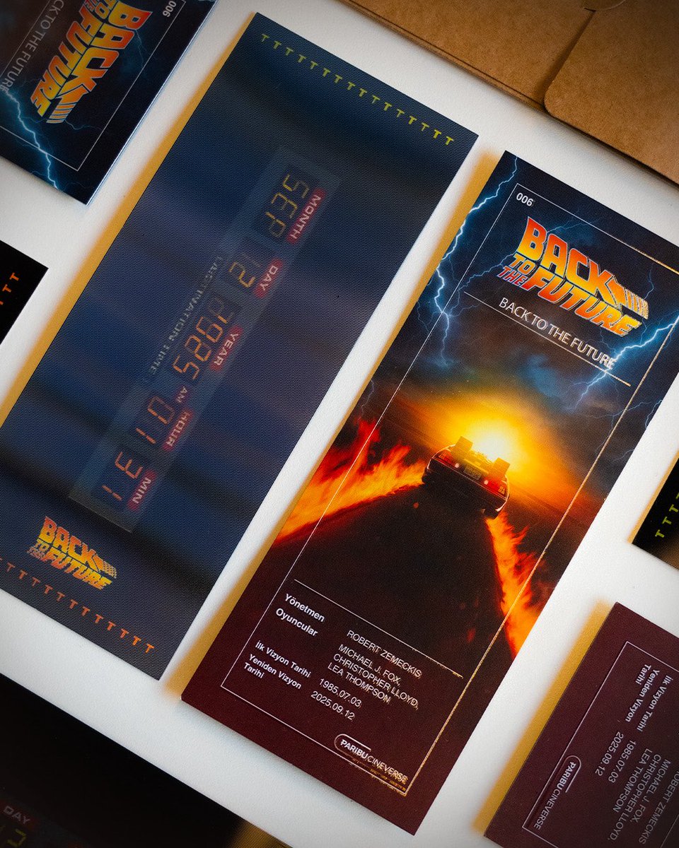 Yeni koleksiyon biletimizi gördünüz mü? Geleceğe Dönüş koleksiyon biletlerini yakalayanları tebrik ederiz. 💚🚀