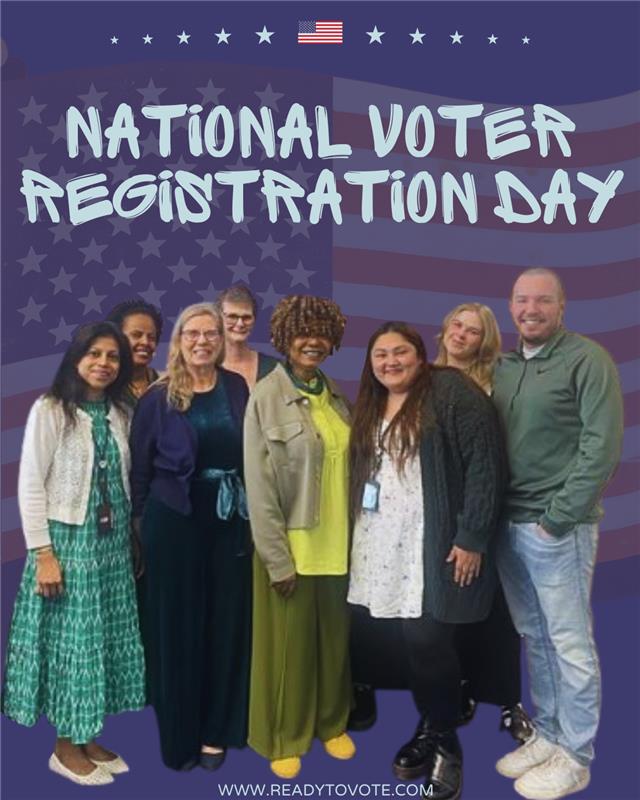 Happy National Voter Registration Day from our Voter Registration team! Join us in celebrating by registering to vote or updating your registration! 
wake.gov/departments-go…