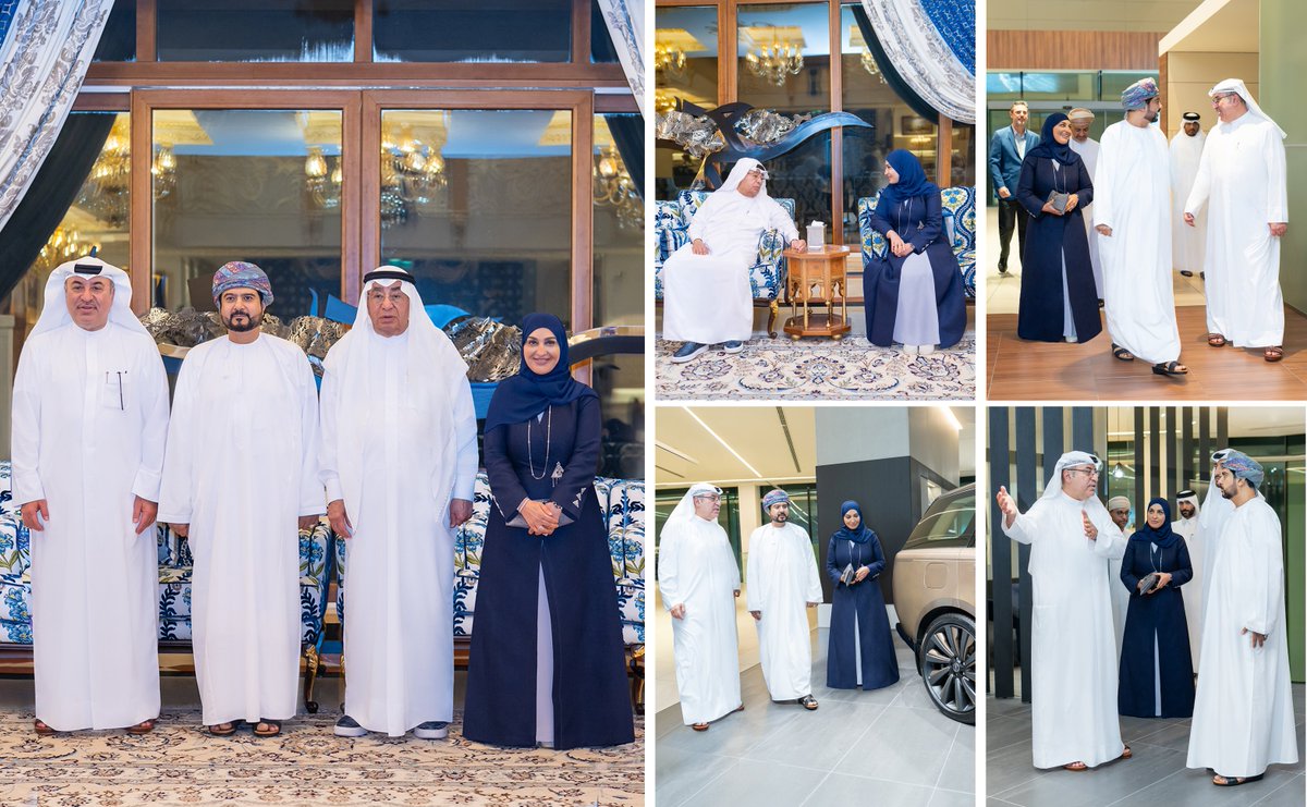 بدعوة كريمة من الفاضل عمر الفردان، سعدت بزيارة لمعرض سيارات لاند روفر في برج الفردان ضمن زيارة رسمية للوفد العُماني في دولة قطر برئاسة معالي قيس بن محمد اليوسف. أمسية عشاء بدعوة من رجلي الأعمال حسين بن إبراهيم الفردان وعمر بن حسين الفردان بحضور معالي قيس بن محمد اليوسف ضمن