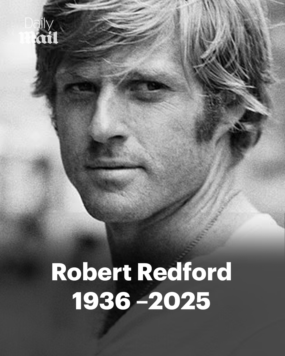 Oscar-winning All The President's Men star Robert Redford has died.

Full story: trib.al/M8zf0H6