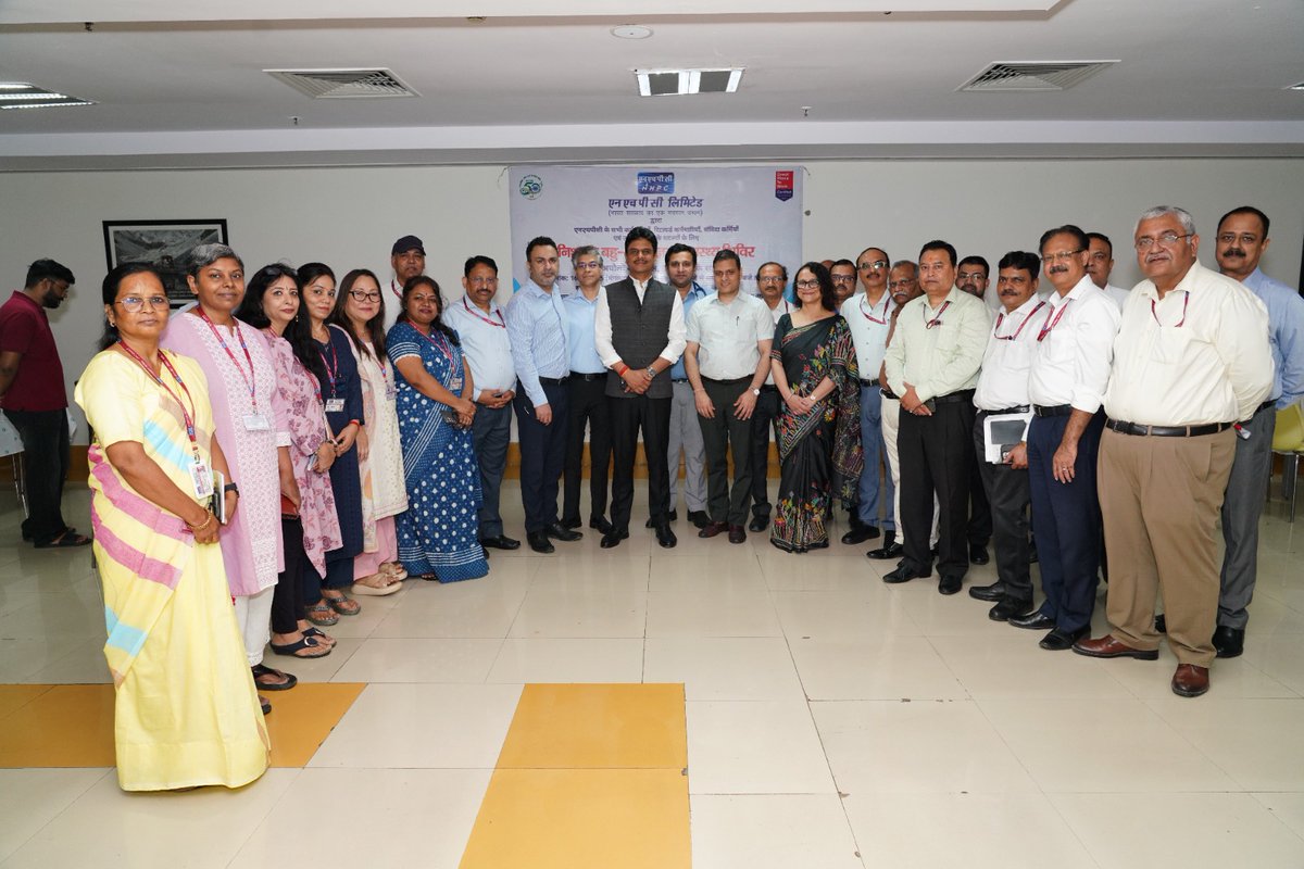 nhpcltd's tweet image. Shri Bhupender Gupta, CMD, #NHPC inaugurated a free multispecialty health check-up  camp organized in NHPC Corporate office, Faridabad in collaboration with Indraprastha Apollo Hospital and Shroff Eye Centre on 16.09.2025. Employees, contract staff, security staff and their…