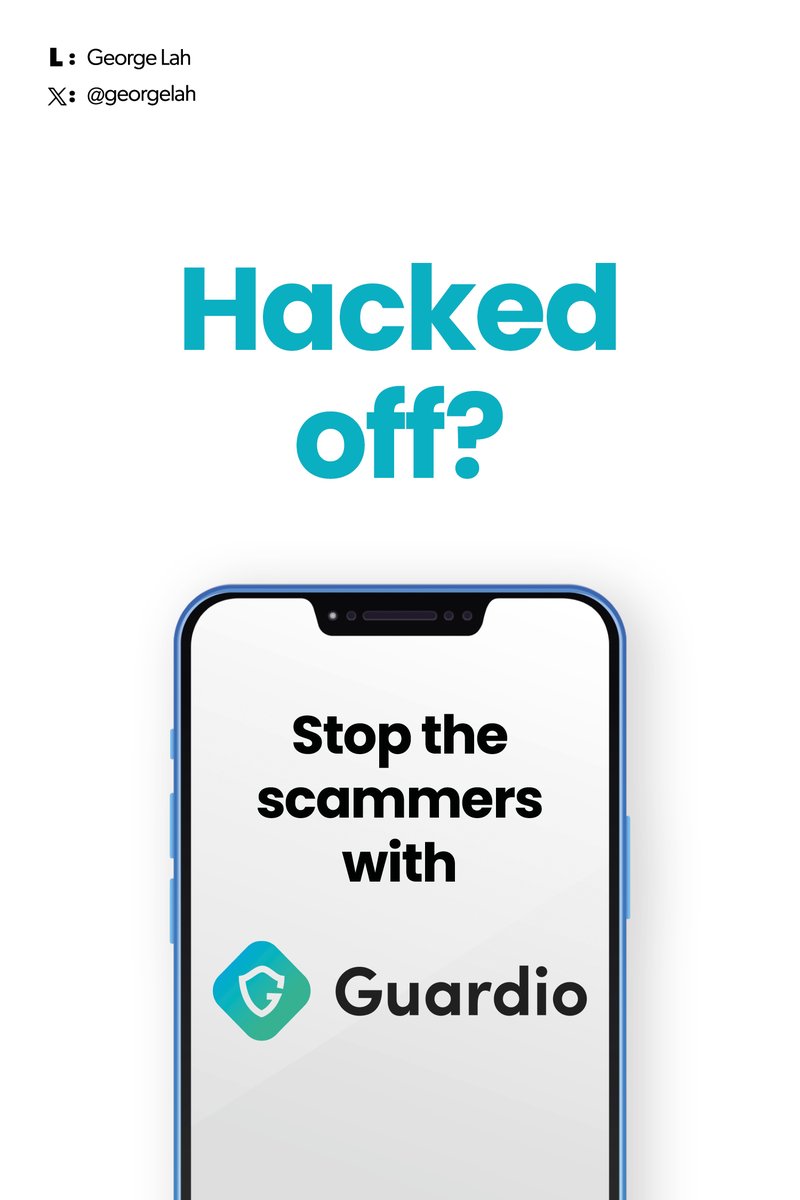 georgelah's tweet image. Hacked off?

Woke up this morning with this idea for @OneMinuteBriefs 
@GuardioSecurity
#GuardioProtection