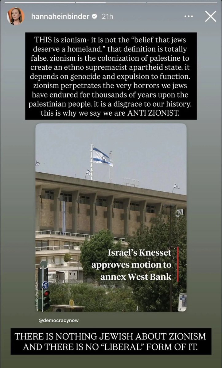 Hannah Einbinder breaking down what Zionism is, beautifully