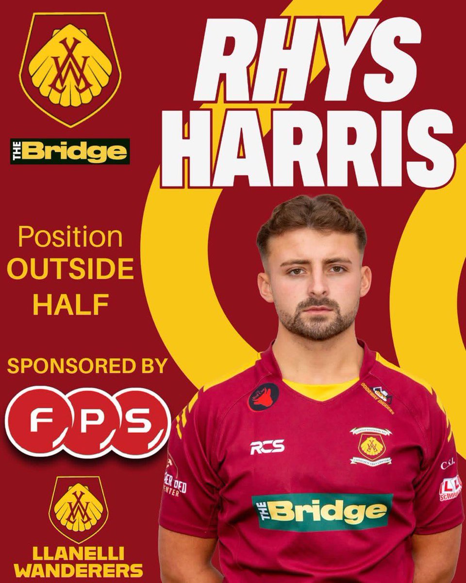 PLAYER SPONSOR ✨

Rhys Harris is sponsored by FPS Wales!

#uppawands