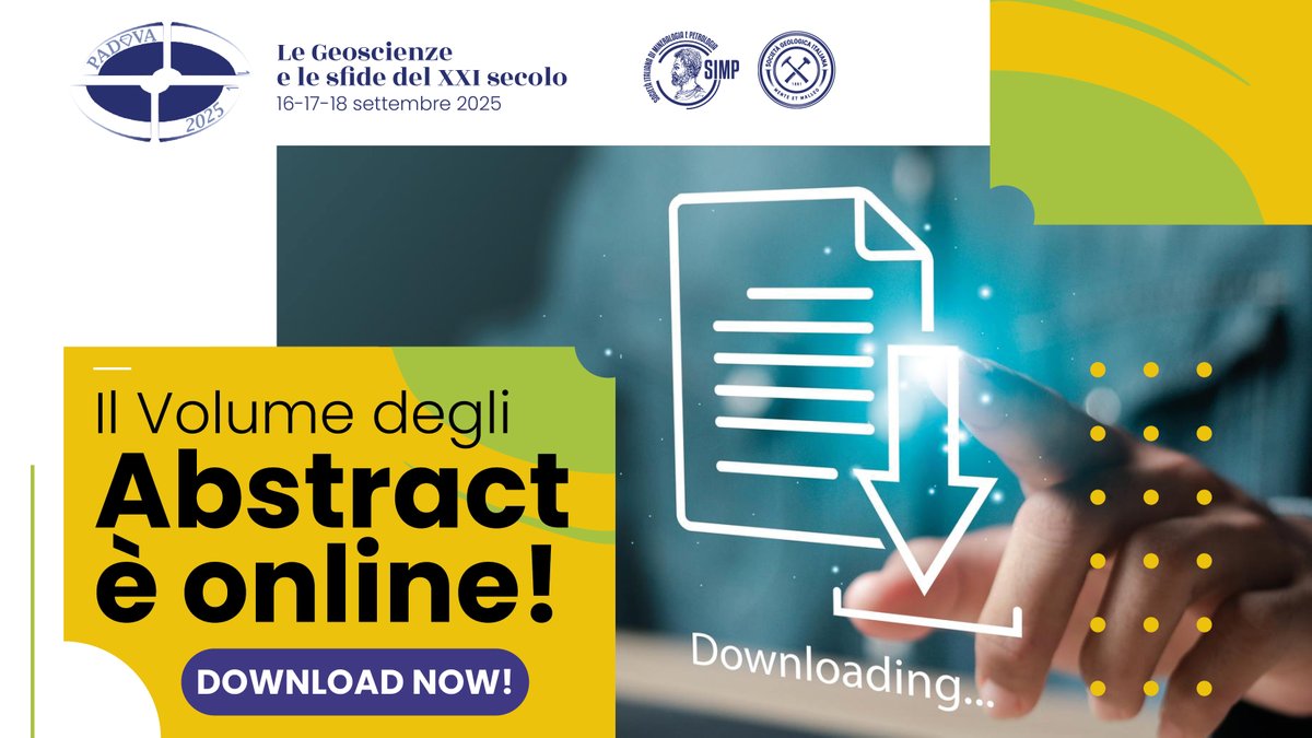 Abstract Book online ❗ 
🔗 socgeol.it/files/download…
<a href="/soc_min_pet/">Società Italiana di Mineralogia e Petrologia</a>