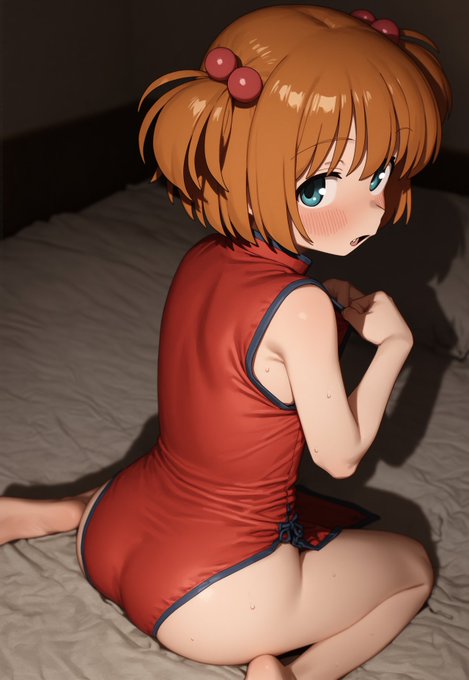 似合うと思うのに片岡優希のチャイナ服絵全然無いじぇ... 