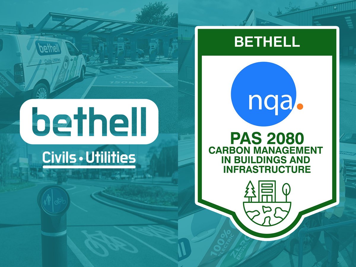 Bethell achieves PAS 2080 verification as we prove that reducing emissions and delivering value for clients goes hand in hand!