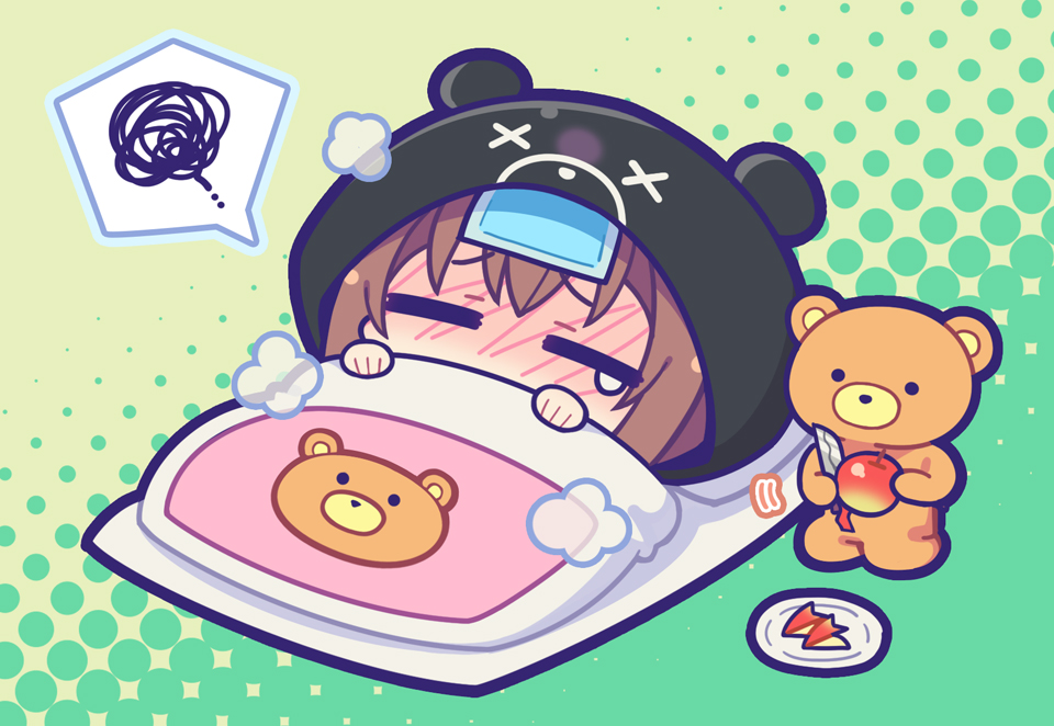 (๑╹ᆺ╹)いつもがんばり屋なそらちゃん🐻🌟！！！
早く元気になってね…（でも無理ぜず休んでね）
#soraArt #そらArt
#そらちゃんすきいつもありがとうとまるんじゃねぇぞぬんぬん