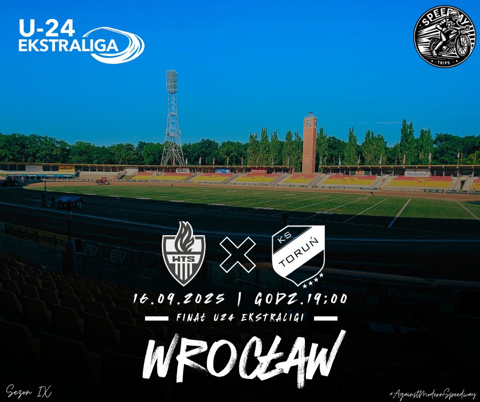 zuzlowepodroze's tweet photo. 🚨 FORMALNOŚĆ DLA SPARTAN? 🚨 #tripday #AgainstModernSpeedway

🏆 #U24Ekstraliga - finał
@WTSSparta 🆚 @KS_Torun 
🕖 19:00
🏟️ Stadion Olimpijski
📍 Wrocław
Pierwszy mecz: 49:40 dla U24 Beckhoff Sparty Wrocław

#WROTOR #speedway #żużel